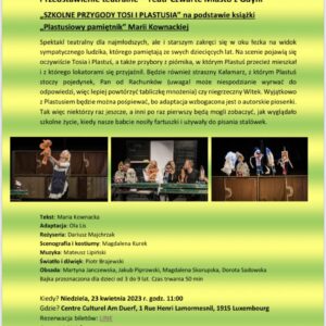 Przestawienia teatralne – już wkrótce Teatr Czwarte Miasto z Gdyni ponownie odwiedzi Luksemburg!