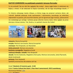 Przestawienia teatralne – już wkrótce Teatr Czwarte Miasto z Gdyni ponownie odwiedzi Luksemburg!